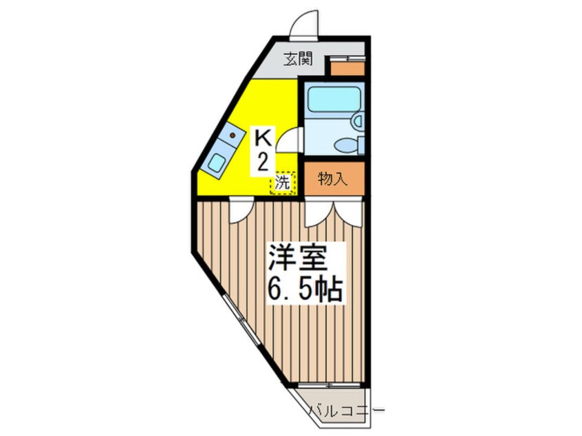 間取図 サンシティ中野島第二