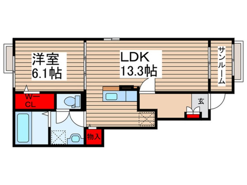 間取図 Soleil貴舟台Ⅰ