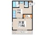 カネサカ関口マンション 1DKの間取り