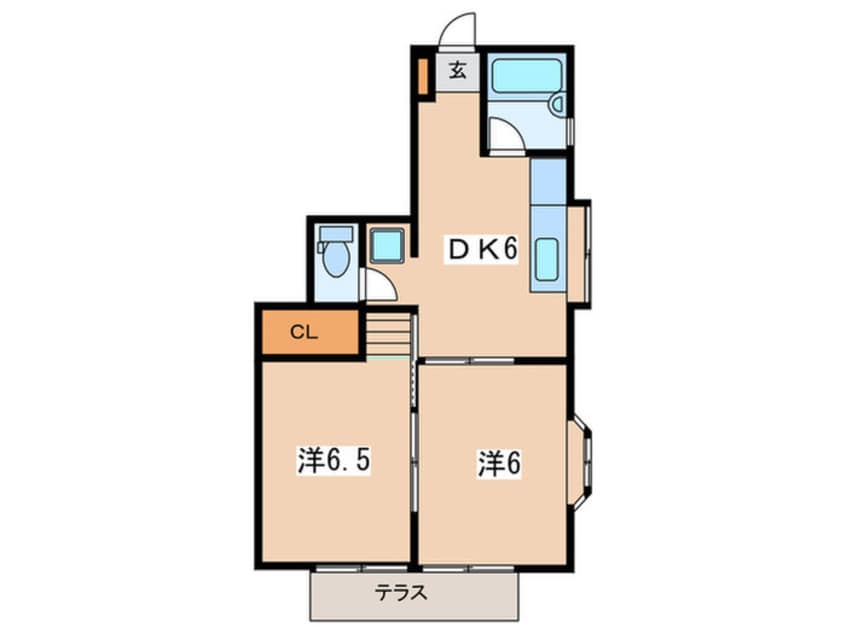 間取図 ガーデンサイドイシダＢ