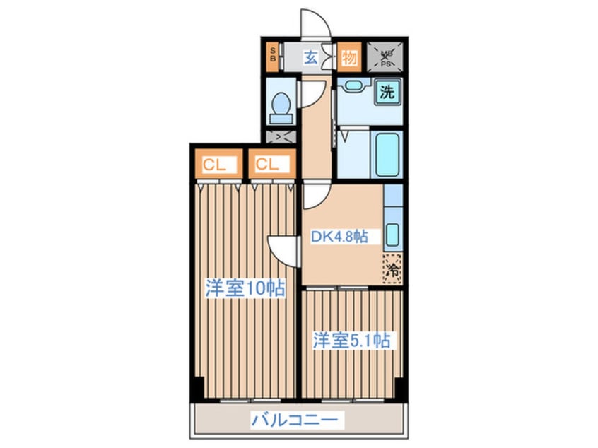 間取図 アンバ－ヴィレッジ阿佐ヶ谷＃１