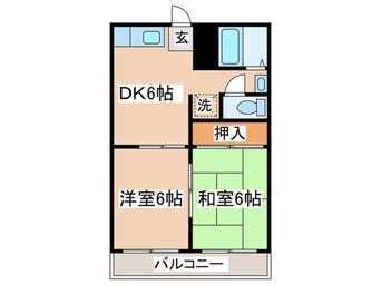 間取図 グリーンハイム小形1