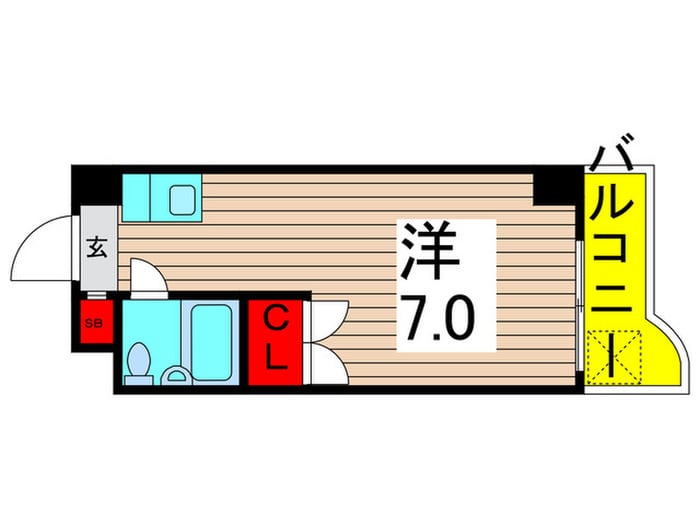 間取り図 ｴﾚｶﾞﾝｽ 綾瀬6