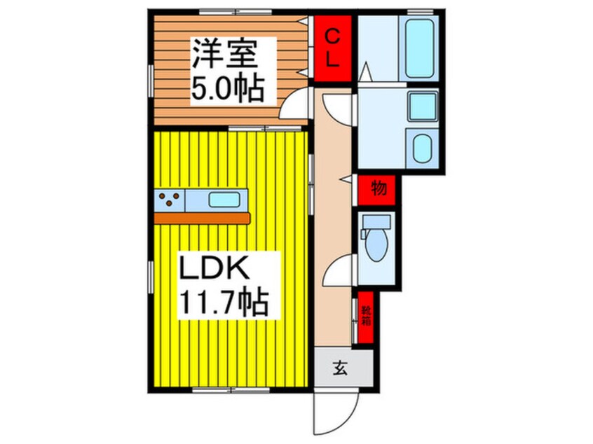 間取図 日向B棟