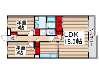 間取図 リカスコート