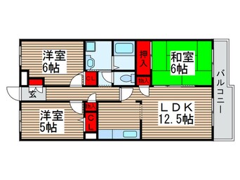 間取図 リカスコート