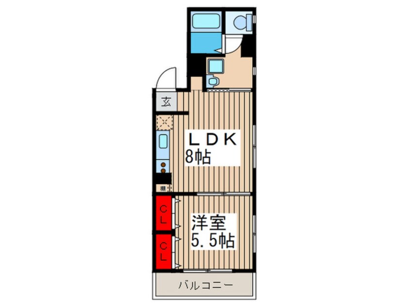 間取図 Ａｅｒａ市川