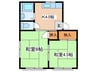 コーポ高木 2Kの間取り