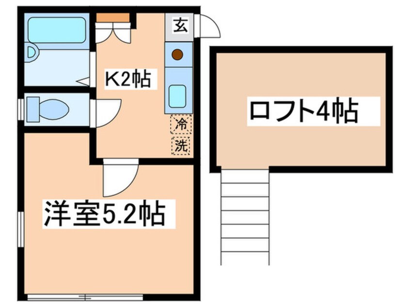 間取図 ナスカハイツ東大沼