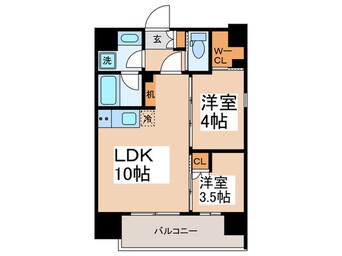 間取図 ルフォンプログレ蔵前ナチュール