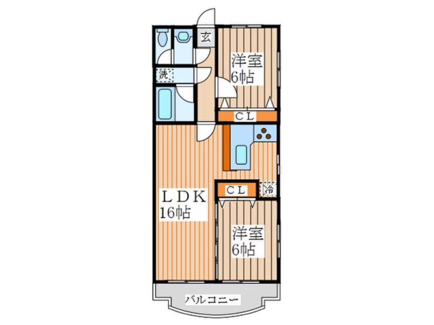 間取図 ロ－ザンヌ パラス