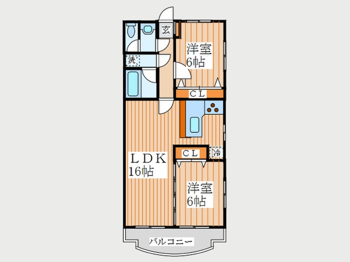 間取り図 ロ－ザンヌ パラス
