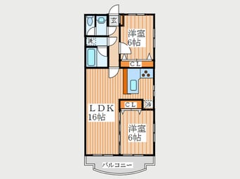 間取図 ロ－ザンヌ パラス