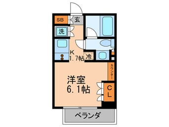 間取図 イプセ蒲田