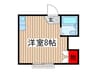 エムズコ－ト高田馬場 1Rの間取り