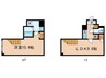 リーガランド早稲田南 1LDKの間取り