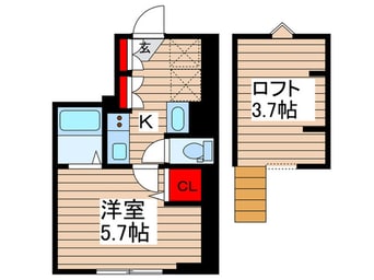 間取図 エクセラン高砂