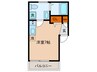 プレジール高田馬場 1Rの間取り