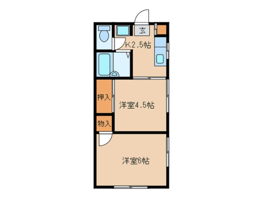 間取図 ル・レーブ橋本台