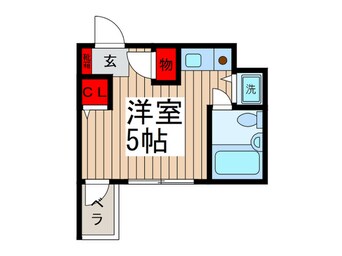 間取図 モンシェ―ル新小岩