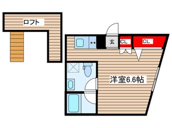 間取図 カサブランカ上野入谷