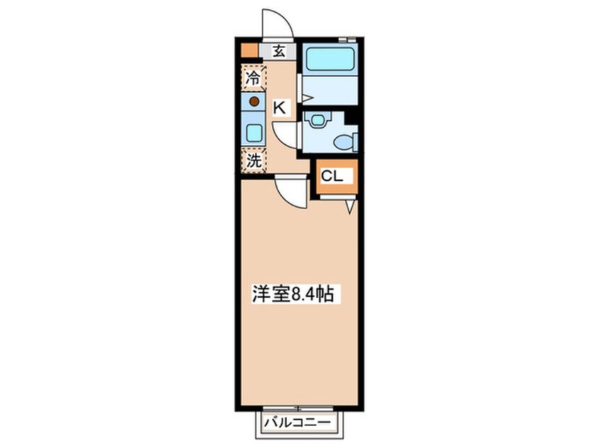 間取図 フォレスト国立Ⅱ