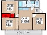 宮前ハイツ 3DKの間取り
