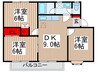 宮前ハイツ 3DKの間取り
