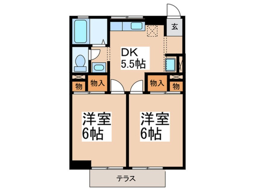 間取図 ジュネス陽光台