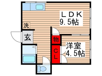 間取図 三信ハイツB棟
