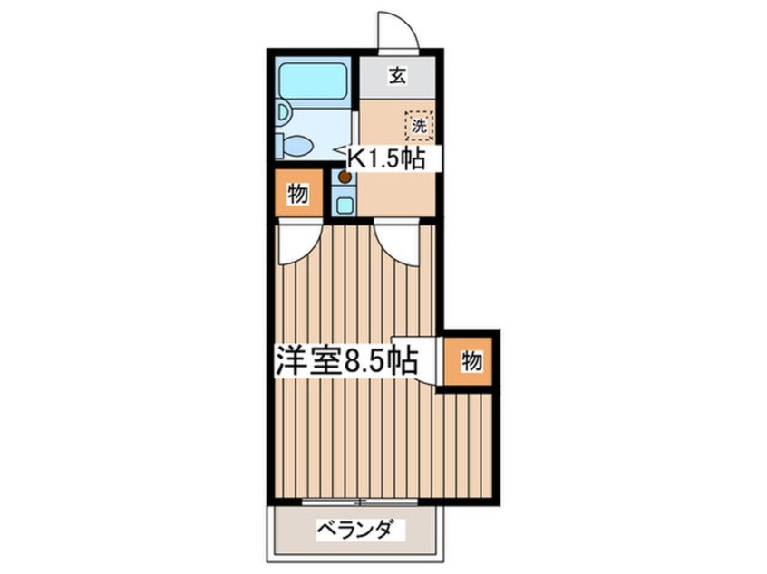 間取図 藤浪第３ハイム