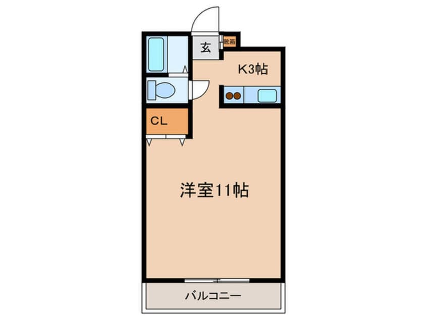 間取図 ラ・フル－ル