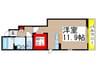 グランツ 1Rの間取り