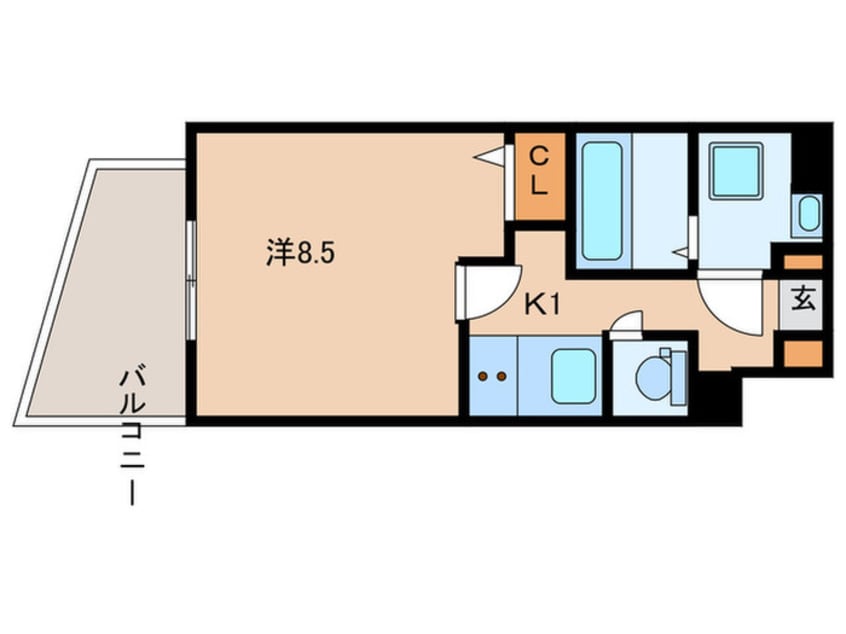 間取図 ルネサンスコート祐天寺