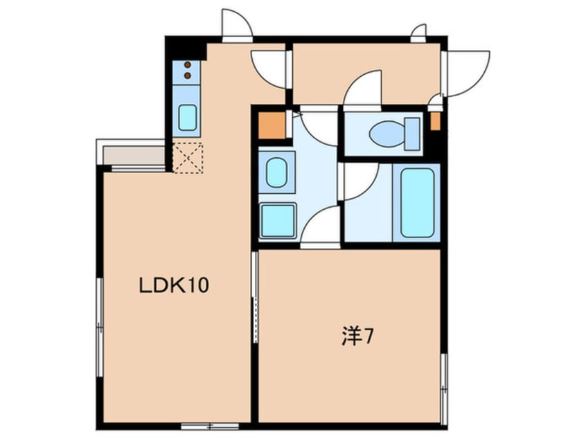 間取図 ミオテゾーロ千石