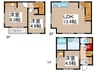 谷中町貸家1号棟 3LDKの間取り