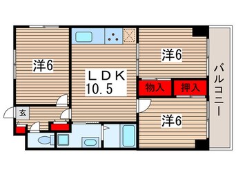 間取図 総建みどりハイム