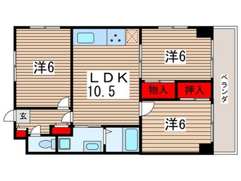 間取図 総建みどりハイム