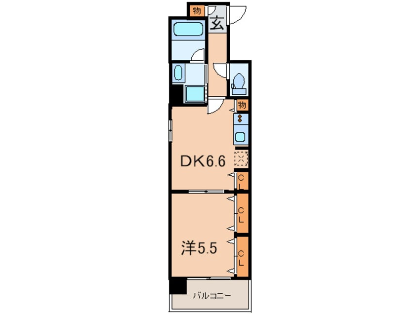 間取図 ドゥーエ横濱台町