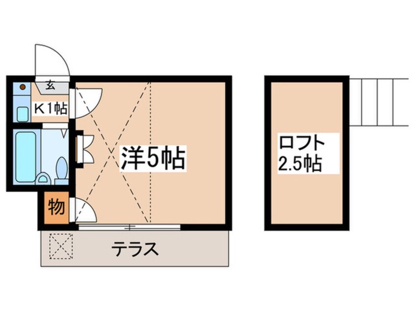 間取図 サンパレス本厚木