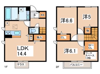 間取図 仮）MIDコリーナ