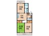 山陽マンション 3DKの間取り