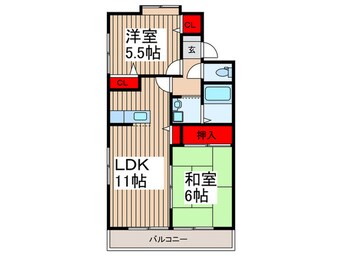 間取図 ディアス・Ｋ