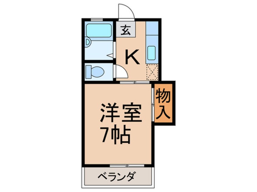 間取図 第６清和ハイツ