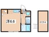 プラセール 1Rの間取り