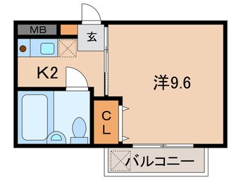 間取図 キャストロ赤坂