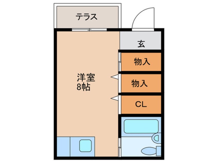 間取図 ベルメゾン岸町