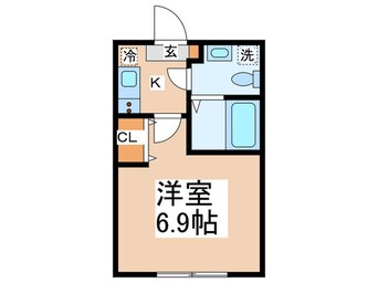 間取図 アザーレ・レーヴ淵野辺