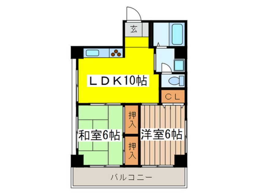 間取図 ア－バンロ-ズ日本橋