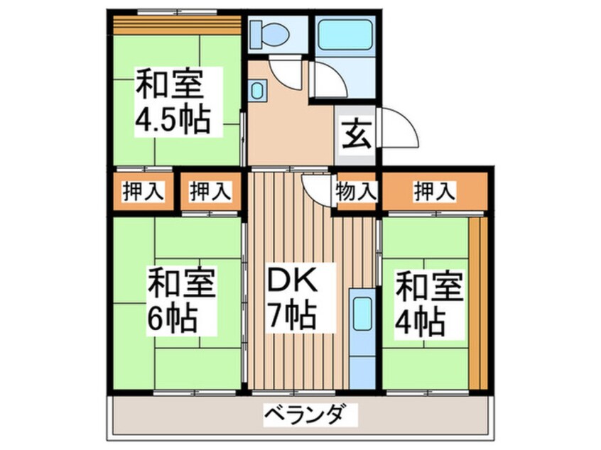 間取図 クレインレジデンス